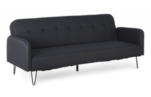 Rozkładana sofa Bridjet w kolorze czarnym