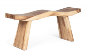 Drewniana 3-osobowa ławka ogrodowa Noemi