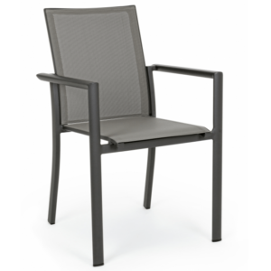 Ogrodowe krzesło Konnor Charcoal
