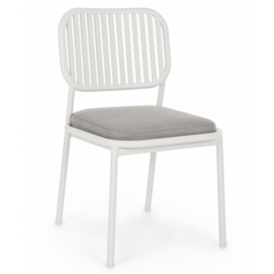 Białe krzesło ogrodowe Rodrigo