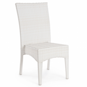 Białe krzesło ogrodowe Antalys