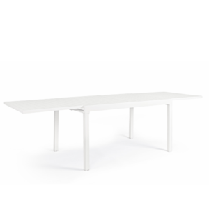Biały rozkładany stół Pelagius 135-270X90