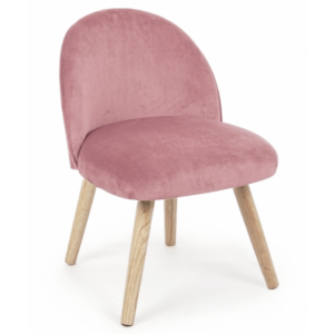 Różowe krzesło Adeline