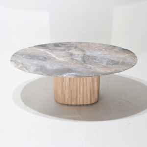 Stół Hemille z marmurowym blatem
