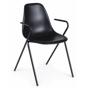Czarne krzesło Anastasia
