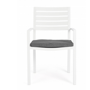 Helina białe krzesło ogrodowe