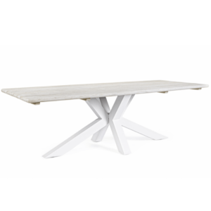 Biały stół ogrodowy Reynald 240x100