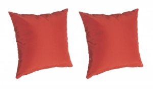 Zestaw dwóch ogrodowych poduszek Fodera 45x45 w kolorze czerwonym