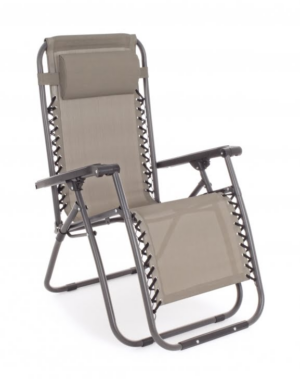 Krzesło/Leżak do ogrodu Martin Taupe