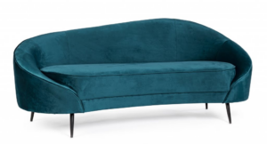 Dwuosobowa sofa Candis w kolorze ciemnozielonym