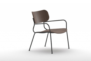Stylowe krzesło Kiyumi Wood LO w stylu loftowym