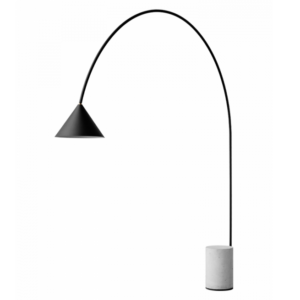Lampa podłogowa czarna eva śr. 100 cm