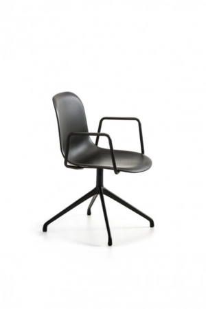 Modernistyczne krzesło Mani Plastic AR-SP z podłokietnikami