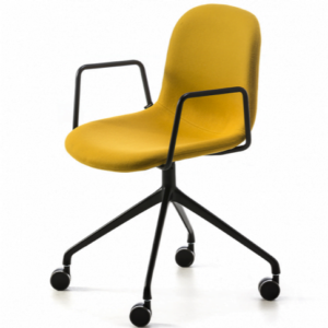 Modernistyczne krzesło Mani Fabric AR-HO-4 z podłokietnikami