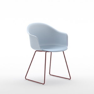 Eleganckie krzesło fotelowe Mani Armshell Plastic SL