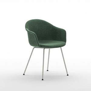 Tapicerowane krzesło fotelowe Mani Armshell Fabric 4L/ns