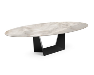 Modernistyczny stół Trophy-OV300 z ceramicznym blatem