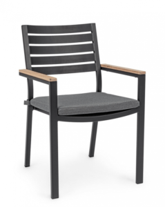 Krzesło ogrodowe Belmar Charcoal