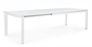 Rozkładany stół ogrodowy Konnor White Cx21 200 na 110cm