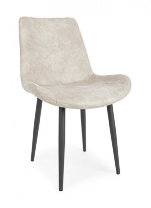 Nowoczesne krzesło Bolt w kolorze jasnoszarym Nowoczesne krzesło Bolt w kolorze jasnoszarym