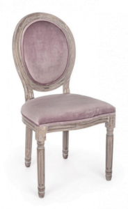 Krzesło Mathilde Rose w stylu vintage