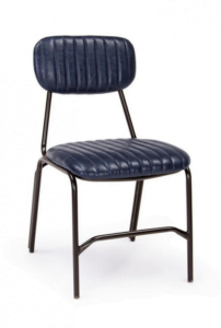 Minimalistyczne krzesło Debbie Blue