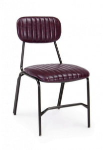 Krzesło vintage Debbie Bordeaux