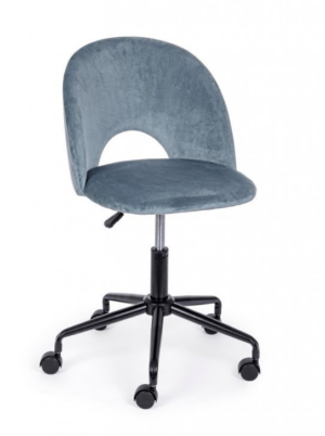 Modernistyczne krzesło Linzey Light Blue