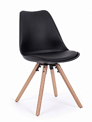 Nowoczesne krzesło New Trend w kolorze czarnym