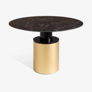 Designerski stół Renegy z ceramicznym blatem
