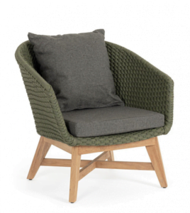 Eleganckie krzesło wypoczynkowe Kiyumi Fabric LO