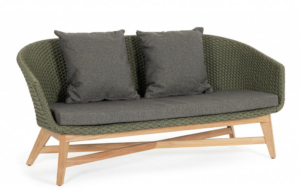 Designerska sofa ogrodowa Coachella Green