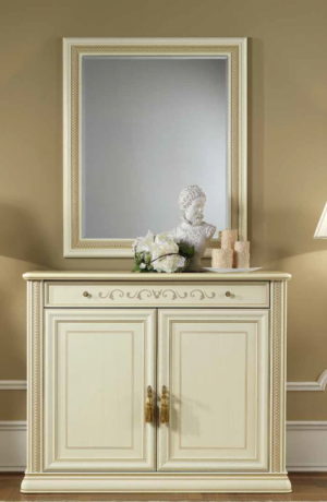 Lustro w drewnianej ramie Siena Day Avorio Lustro w drewnianej ramie Siena Day Avorio