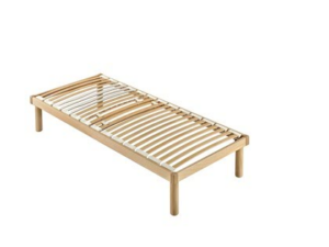 Łóżko drewniane z cienkimi listwami 200 x 80/90 cm