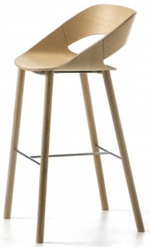 Stylowy hoker drewniany Kabira Wood ST-4WL Stylowy hoker drewniany Kabira Wood ST-4WL