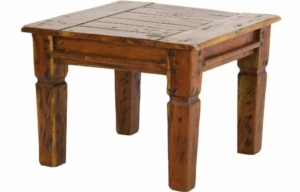 Kwadratowy drewniany stolik Chat 60X60cm