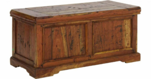 Drewniana ławka z pojemnikiem Chat