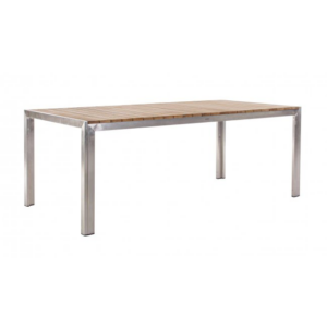 Stół Ada z drewnianym blatem 200x100