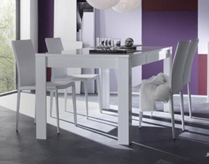 Elegancki stół Eos w kolorze białym