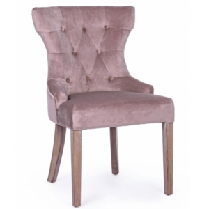 Różowe krzesło Azelia