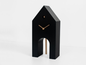 Minimalistyczny zegar z kukułką Campanile