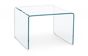 Szklany kwadratowy stolik Iride 60x60cm