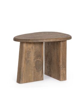 Drewniany brązowy stolik kawowy Zacatecas 60X45