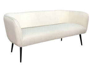 Elegancka sofa 3-osobowa Avril w kolorze białym