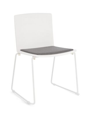 Białe krzesło Giulia