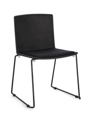 Czarne krzesło Giulia