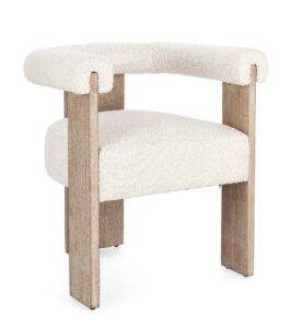 Krzesło fotelowe Agape Natural