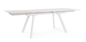 Rozkładany stół Jarkko White 160-240X90