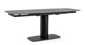 Rozkładany stół Jeremias Black 140-200x80