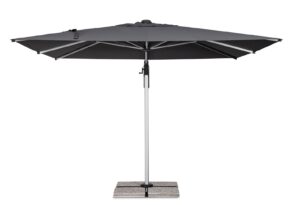Stylowy parasol ogrodowy Aries Grey 3x3